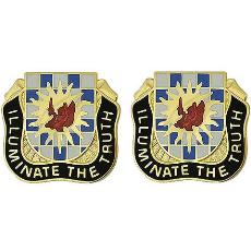 377th Military Intelligence Battalion Unit Crest (Illuminate The Truth)